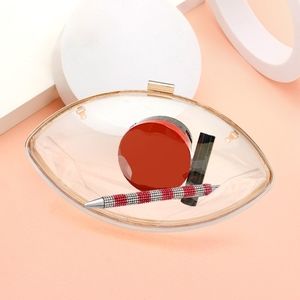 Transparent Clear Bag Football Purse Shoulder Casual Crossbody Clutch